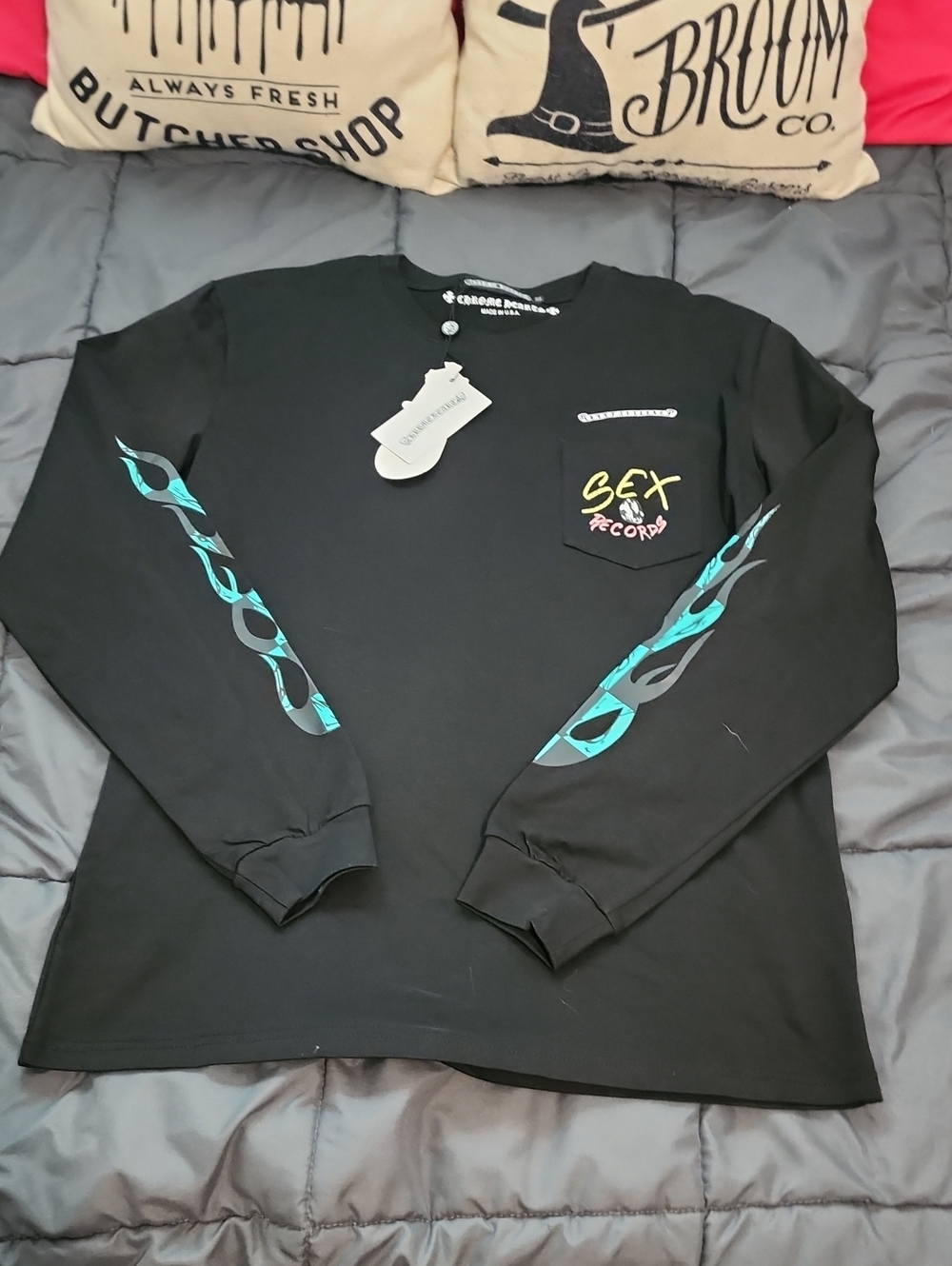 Chrome Hearts Matty Boy Sex Records Long Sleeve Shirt Size Medium